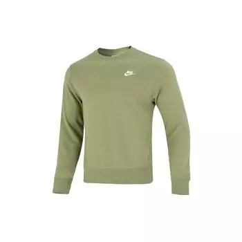 Мужская толстовка с круглым вырезом Nike Nsw Club, зеленая BV2667-334 XL