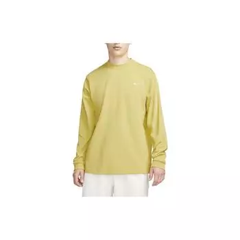 Мужская толстовка с круглым вырезом Nike Solo Swoosh, золотистая DX0885-700 M