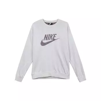 Мужская толстовка с круглым вырезом Nike Sportswear Logo French Terry, светло-серая CU4508-910 XXL