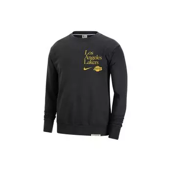 Мужская толстовка с круглым вырезом Nike Standard Issue Los Angeles Lakers, черные FD8654-010 XXL