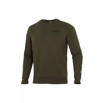 Мужская толстовка с круглым вырезом Puma Side Logo Tape, зеленая 849562-70 S