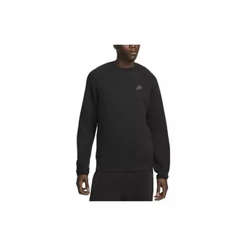 Мужская толстовка с круглым вырезом с логотипом Nike Sportswear Tech Fleece, черные FB7916-010 XL
