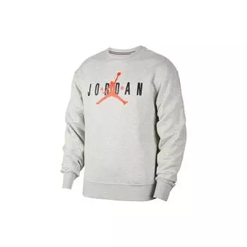 Мужская толстовка с круглым вырезом с принтом Jordan Alphabet, серая FD9938-050 L