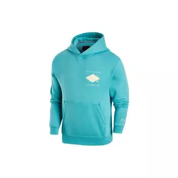 Мужская толстовка с принтом Jordan Essentials на флисовой подкладке утино-зеленого цвета DH9020-392 M