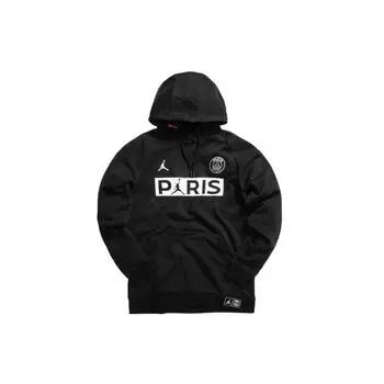Мужская толстовка с принтом Jordan Paris Saint-Germain, черные BQ8350-010 XS