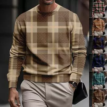 Мужская толстовка с принтом на открытом воздухе, свободная с длинными рукавами и этническим принтом XXXXL чёрный