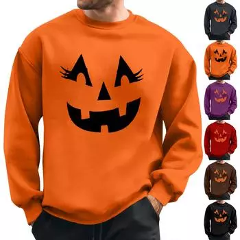 Мужская толстовка с принтом на открытом воздухе, свободная с длинными рукавами и этническим принтом L кофейный