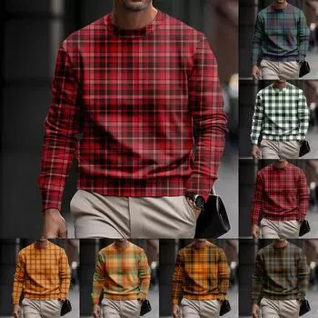 Мужская толстовка с принтом на открытом воздухе, свободная с длинными рукавами и этническим принтом L чёрный