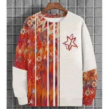 Мужская толстовка с принтом Ukiyoe 3D, осенняя свободная толстовка с капюшоном, мужская футболка с длинным рукавом, свободные повседневные свободные мужские вещи S