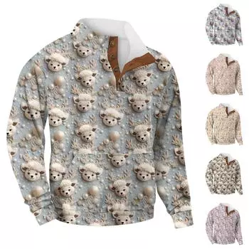 Мужская толстовка с воротником-стойкой на открытом воздухе, повседневные свитера, топы XXXXL