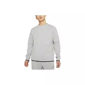 Мужская толстовка свободного кроя с круглым вырезом и длинными рукавами Nike Sportswear Tech Fleece, серая DA0399-010 XL