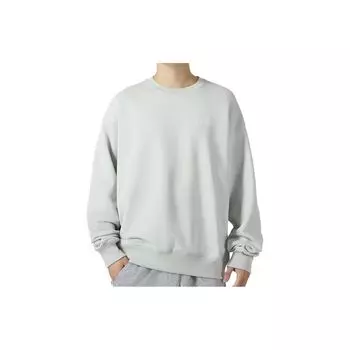 Мужская толстовка свободного покроя с круглым вырезом Nike Solo Swoosh Plain Logo, серая DX0812-034 L