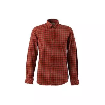 Мужская тонкая клетчатая рубашка с плиткой