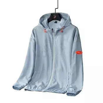 Мужская тонкая повседневная куртка с капюшоном, повседневная однослойная куртка большого размера с принтом, куртка на молнии 4XL