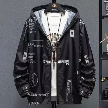 Мужская тонкая солнцезащитная одежда для активного отдыха на свежем воздухе быстросохнущая куртка S белый