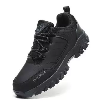Мужская треккинговая обувь Дышащие кроссовки для скалолазания Мужская походная обувь Мужские кроссовки Удобная повседневная обувь для ходьбы на открытом воздухе 39 чёрный