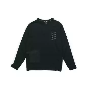 Мужская трикотажная толстовка Nike Dri-Fit Multi-Swoosh, черный CJ4624-010 XXL