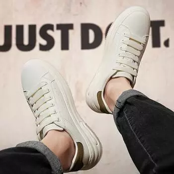 Мужская удобная повседневная обувь 2024 Новое поступление Скейтерская обувь Мужская универсальная деловая обувь для ходьбы для мужчин Кроссовки на шнуровке для мужчин 38