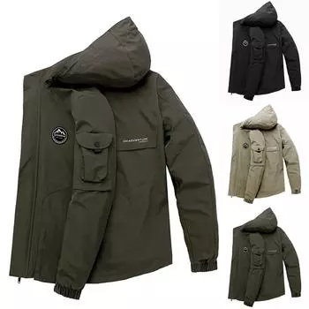 Мужская уличная куртка, новая весенне-осенняя водонепроницаемая повседневная куртка с капюшоном, мужская тактическая куртка в стиле милитари, мужская XXXL армия зеленый