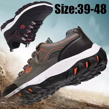 Мужская уличная обувь для приключений, повседневная обувь, спортивная обувь для походов большого размера, размеры 39–48 39 чёрный