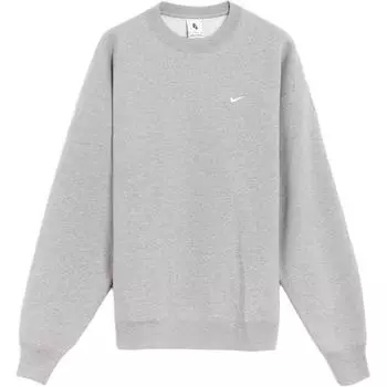 Мужская уличная одежда Nike Solo Fleece Crewneck Heather Grey DX1361-063 XL