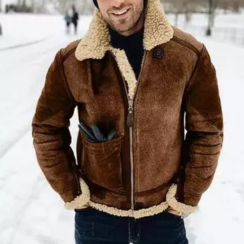 Мужская уличная теплая флисовая куртка с внутренней стороны, мужской морозостойкий костюм, ветровка, однотонная куртка с капюшоном M хаки