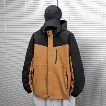 Мужская уличная водонепроницаемая куртка, осенние тактические куртки, верхняя одежда, повседневное пальто для путешествий и альпинизма L красный