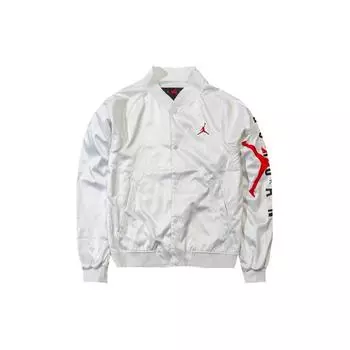 Мужская университетская куртка Air Jordan Jumpman Верхняя одежда белая AO0445-100