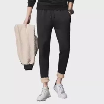 Мужская утепленная двухкомпонентная куртка-свитер из овчины и бархата для осени/зимы - на молнии, большой размер, молодежный повседневный/спортивный стиль 5XL (200-220 jin)