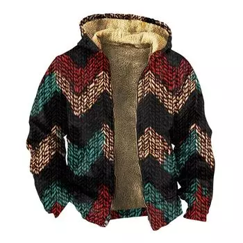 Мужская утолщенная куртка на пуговицах с двойным карманом и карманной вставкой, хлопковая куртка L кофейный