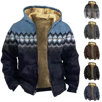 Мужская утолщенная куртка на пуговицах с двойным карманом и карманной вставкой, хлопковая куртка L чёрный