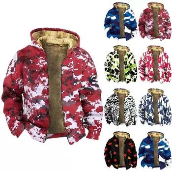 Мужская утолщенная куртка на пуговицах с двойным карманом и карманной вставкой, хлопковая куртка L чёрный