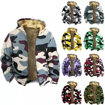 Мужская утолщенная куртка на пуговицах с двойным карманом и карманной вставкой, хлопковая куртка L