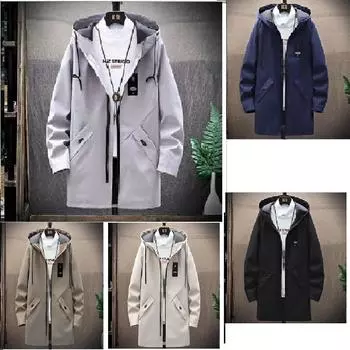 Мужская весенне-осенняя куртка на молнии, мужская куртка с капюшоном для пилотов, бейсбольная форма, свободный пуловер с передним карманом, пальто XXXXL чёрный