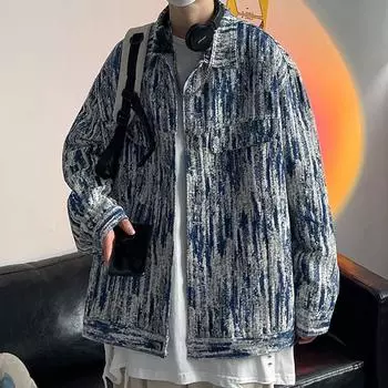 Мужская весенне-осенняя модная куртка в стиле хип-хоп, верхнее пальто M чёрный