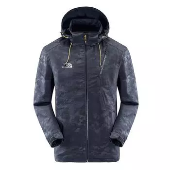 Мужская весенне-осенняя новая куртка мужская повседневная куртка с капюшоном большого размера ветрозащитная и водонепроницаемая куртка M