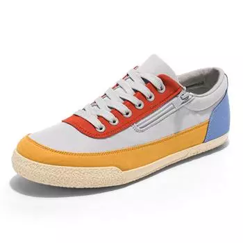 Мужская весенне-осенняя новая нескользящая обувь на плоской подошве для отдыха, спортивная обувь, вулканизированная обувь для студентов, дизайнер 39