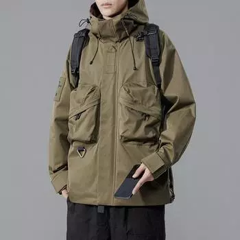 Мужская весенне-осенняя повседневная куртка с капюшоном, походная куртка большого размера, ветрозащитная куртка для улицы 4XL белый