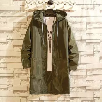 Мужская весенне-осенняя тонкая куртка с капюшоном, легкая повседневная ветровка, солнцезащитная куртка большого размера 3XL