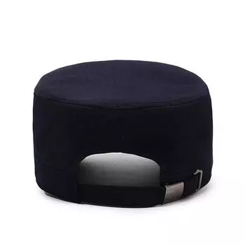 Мужская весенняя новая шляпа с плоским верхом для пожилых людей, простая и универсальная шляпа от солнца для отдыха на открытом воздухе Adjustable серый