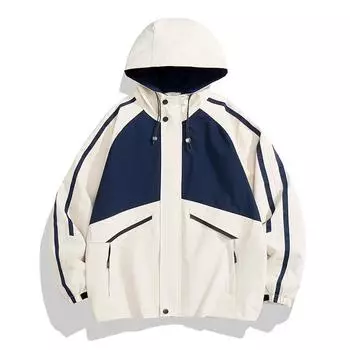 Мужская весна и осень размера плюс, уличная штурмовика, пара, новая водонепроницаемая ветрозащитная куртка для альпинизма, куртка с капюшоном L чёрный