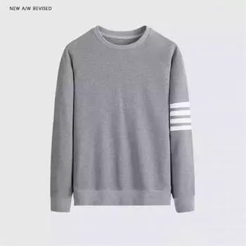 Мужская весна-лето, новая рубашка с вафельным узором, пуловеры, высококачественные повседневные трикотажные футболки с круглым вырезом и длинным рукавом S