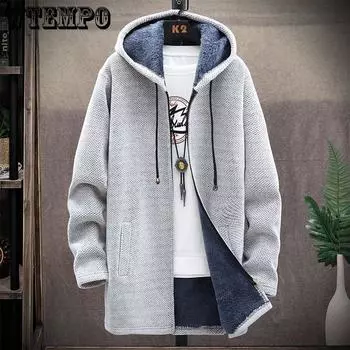 Мужская ветровка, осенняя куртка в корейском стиле средней длины, весенне-осенняя свободная универсальная мужская куртка большого размера M