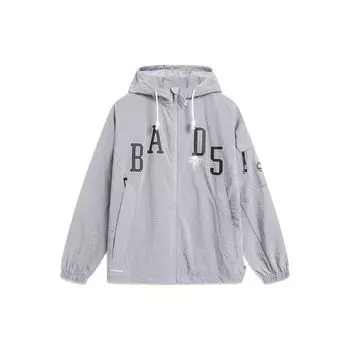Мужская ветровка с капюшоном и принтом букв Li Ning Badfive AFDT495-1 L