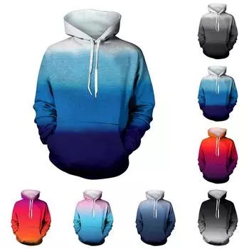 Мужская винтажная толстовка с длинным рукавом на Хэллоуин, толстовка с капюшоном и принтом, топ