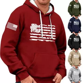 Мужская винтажная толстовка с длинным рукавом на Хэллоуин, толстовка с капюшоном и принтом, топ L чёрный