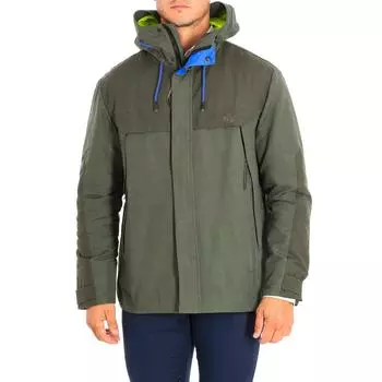 Мужская куртка с длинными рукавами, высоким воротом и капюшоном TMO303-TL316 L зелёный