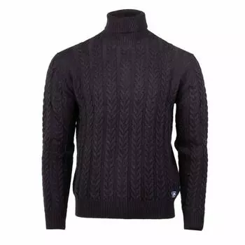 Мужская водолазка толстой косой вязки BEST MOUNTAIN XXL чёрный