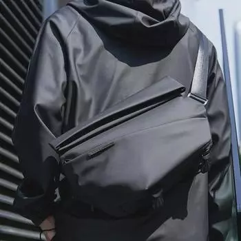 Мужская водонепроницаемая кожаная сумка-мессенджер через плечо и спортивный рюкзак 13 inches