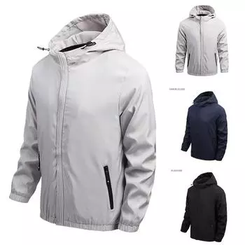 Мужская водонепроницаемая куртка с мягкой оболочкой, тактическая толстовка с капюшоном, зимние теплые военные пальто M чёрный